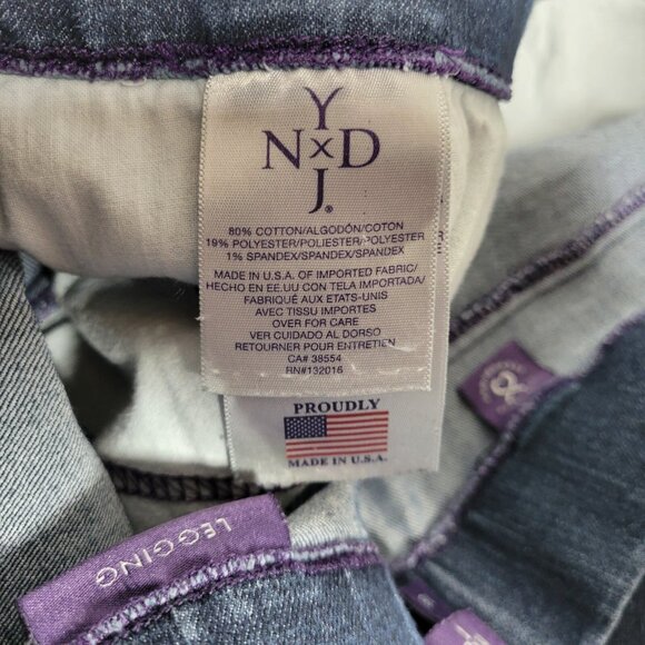 NYDJ Not Your Daughters Womens Jeans 18 Plus Pull On Legging Tapered SL79E - Picture 10 of 10